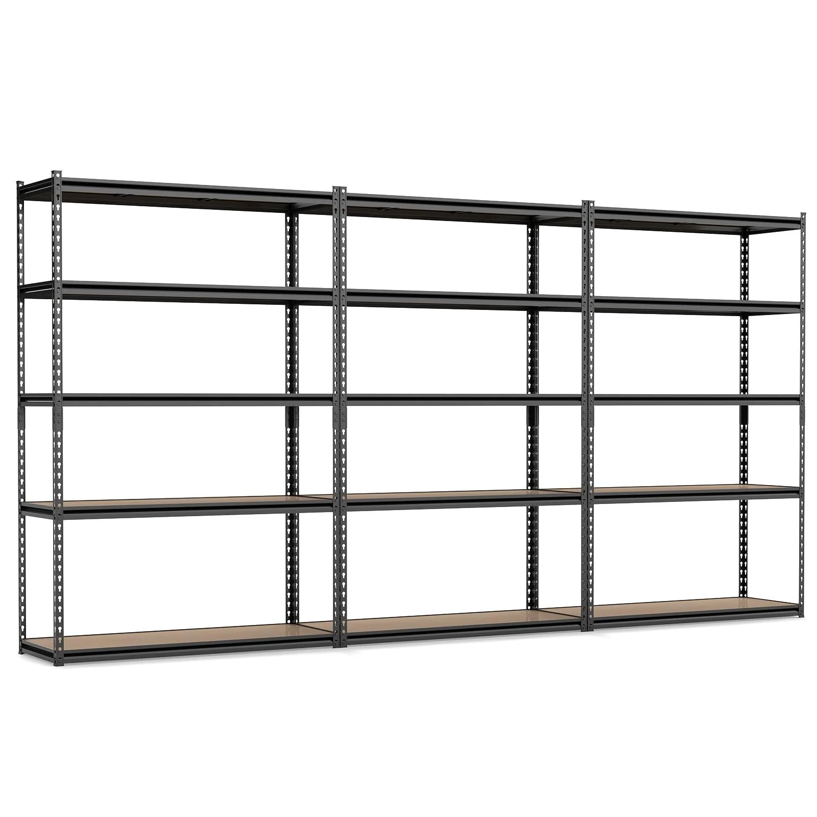 Tangkula 5-Tier Heavy Duty Garage Shelving Unit 2200 LBS Metal Storage Organizer Rack