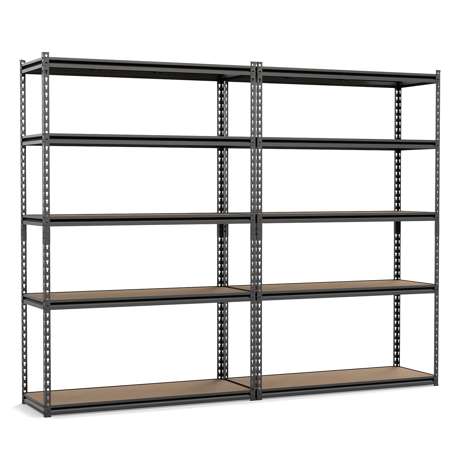 Tangkula 5-Tier Heavy Duty Garage Shelving Unit 2200 LBS Metal Storage Organizer Rack