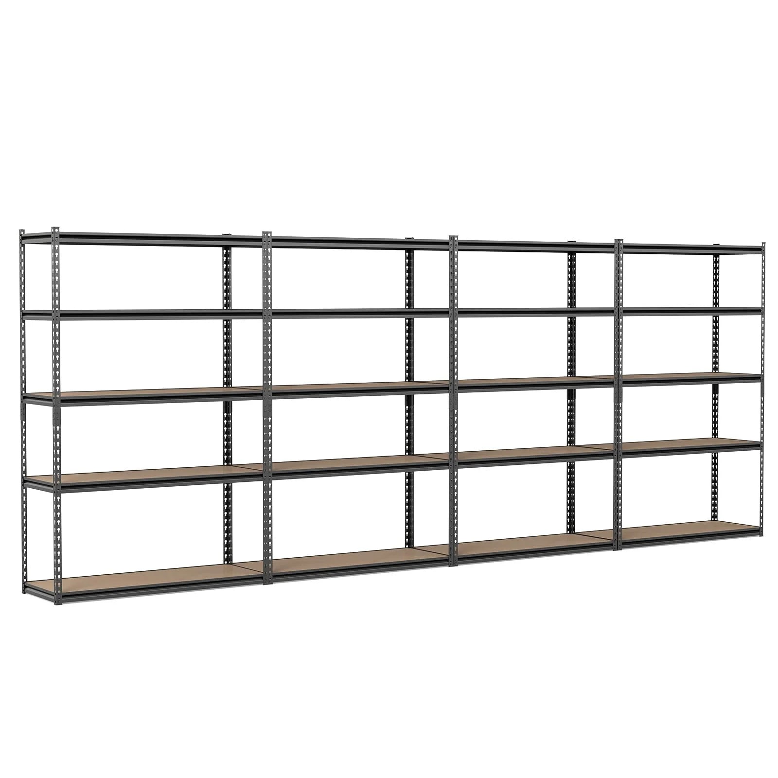 Tangkula 5-Tier Heavy Duty Garage Shelving Unit 2200 LBS Metal Storage Organizer Rack